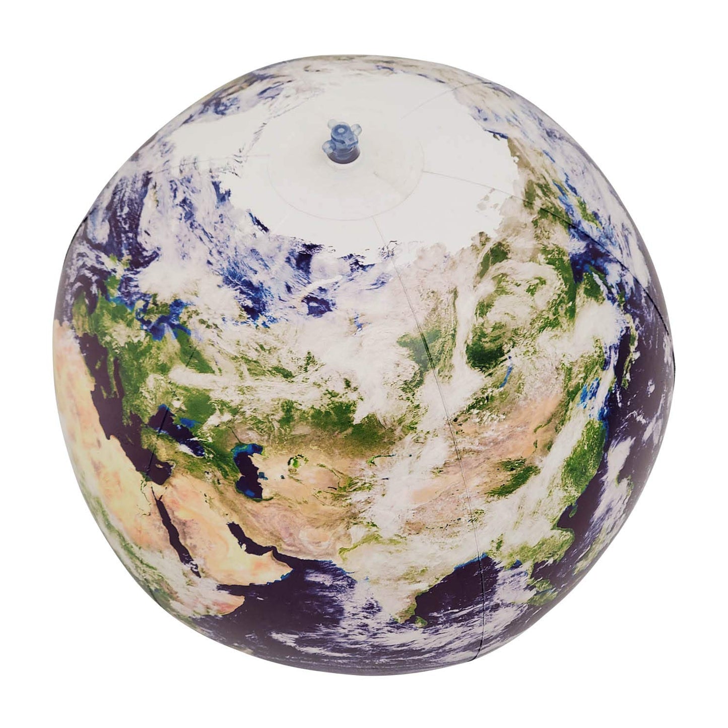 Earthball Inflatable Earth Globe — Satellite Imagery & Glow-in-the-Dark Cities | Planet Earth Gifts