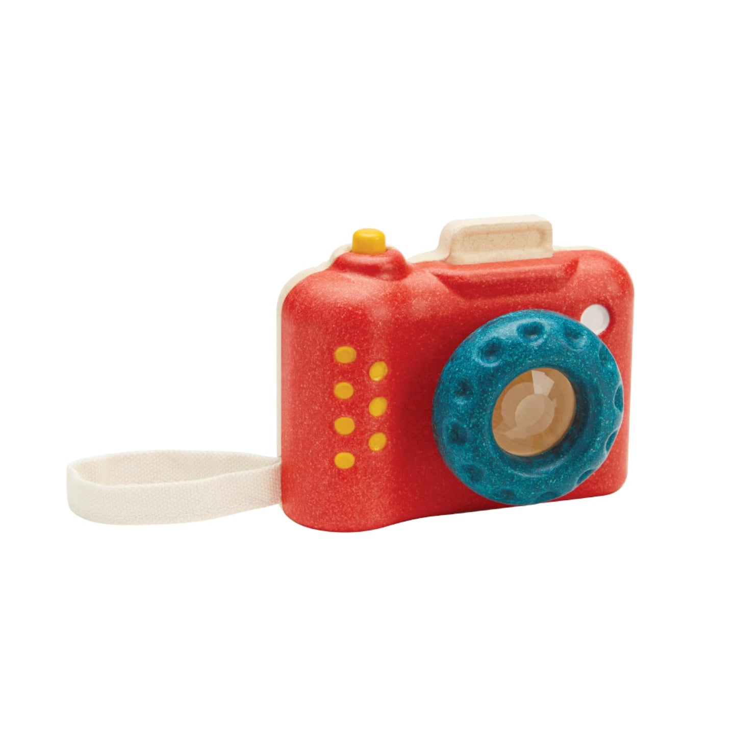 PlanToys My First Wooden Toy Camera – Montessori Pretend Play for Toddlers