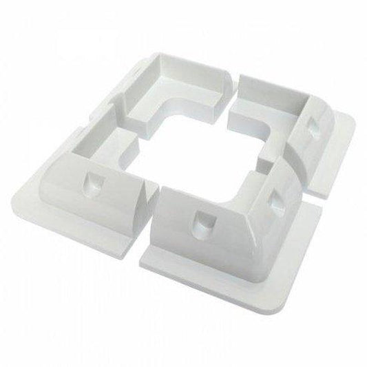 Plastic solar mounting brackets /corner mounts for campervan, caravan, motorhome, boat or any flat roofs and surfaces