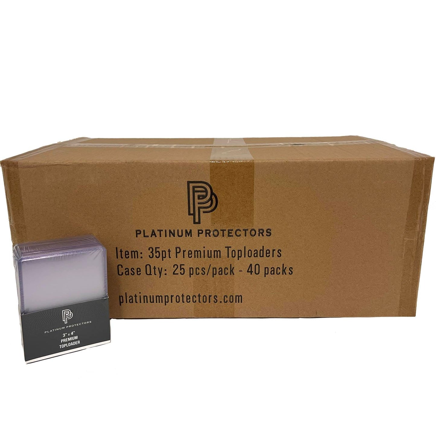 Platinum Protectors 1,000-Count Top Loaders for Trading Cards – Clear Plastic Card Sleeves