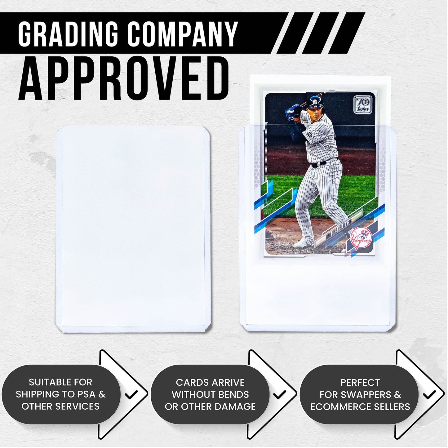 Platinum Protectors 1,000-Count Top Loaders for Trading Cards – Clear Plastic Card Sleeves