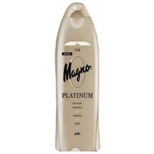 Magno Shower Gel Platinum: Invigorating & Luxurious Cleansing for All Skin Types 550ml/18.6 oz