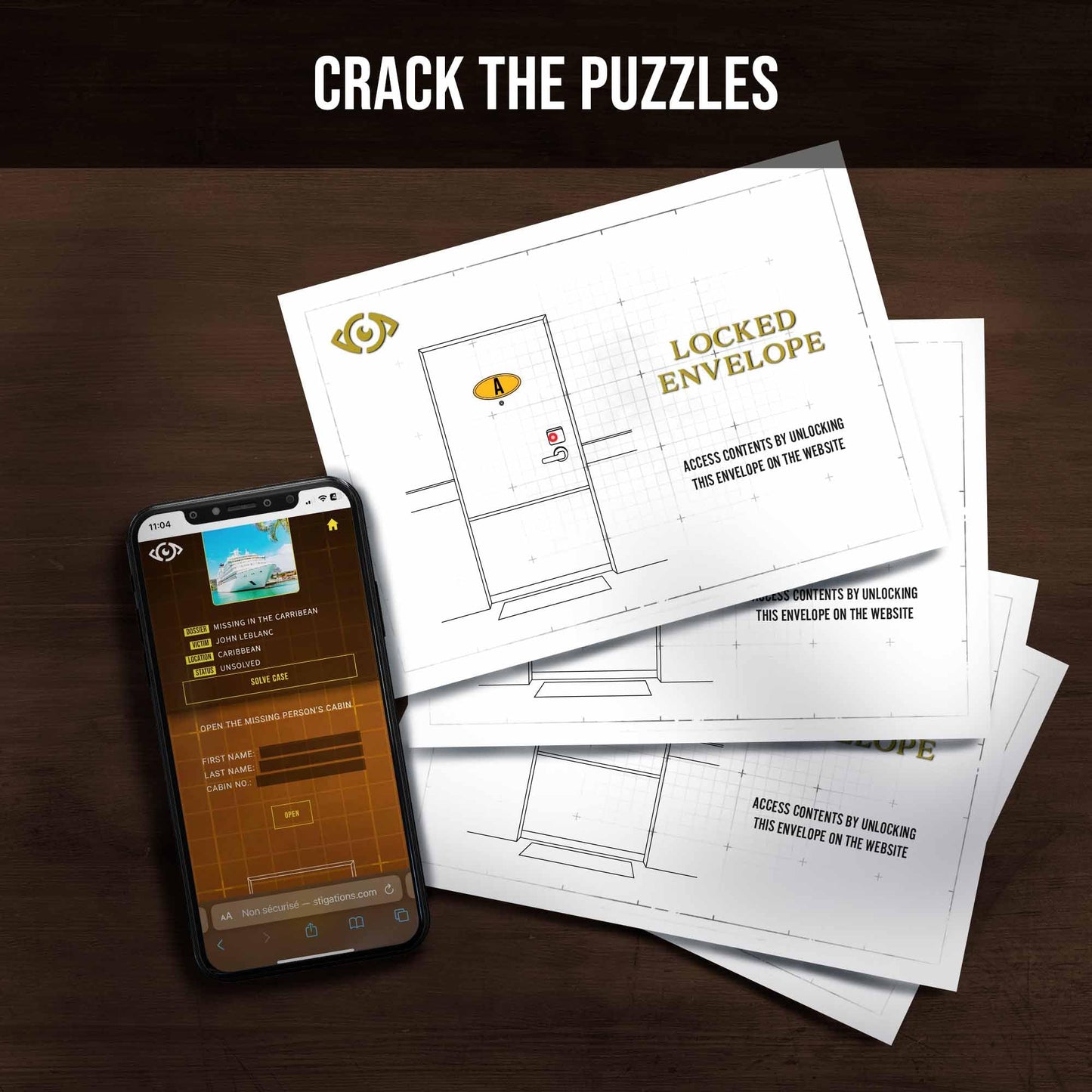 PROFILER: Missing in the Caribbean — Mystery Escape Board Game by Platonia Games