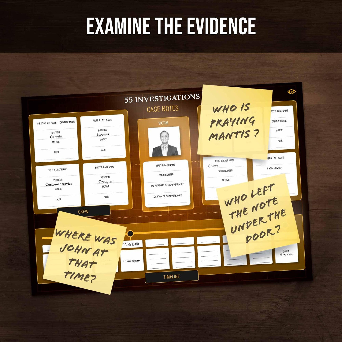 PROFILER: Missing in the Caribbean — Mystery Escape Board Game by Platonia Games