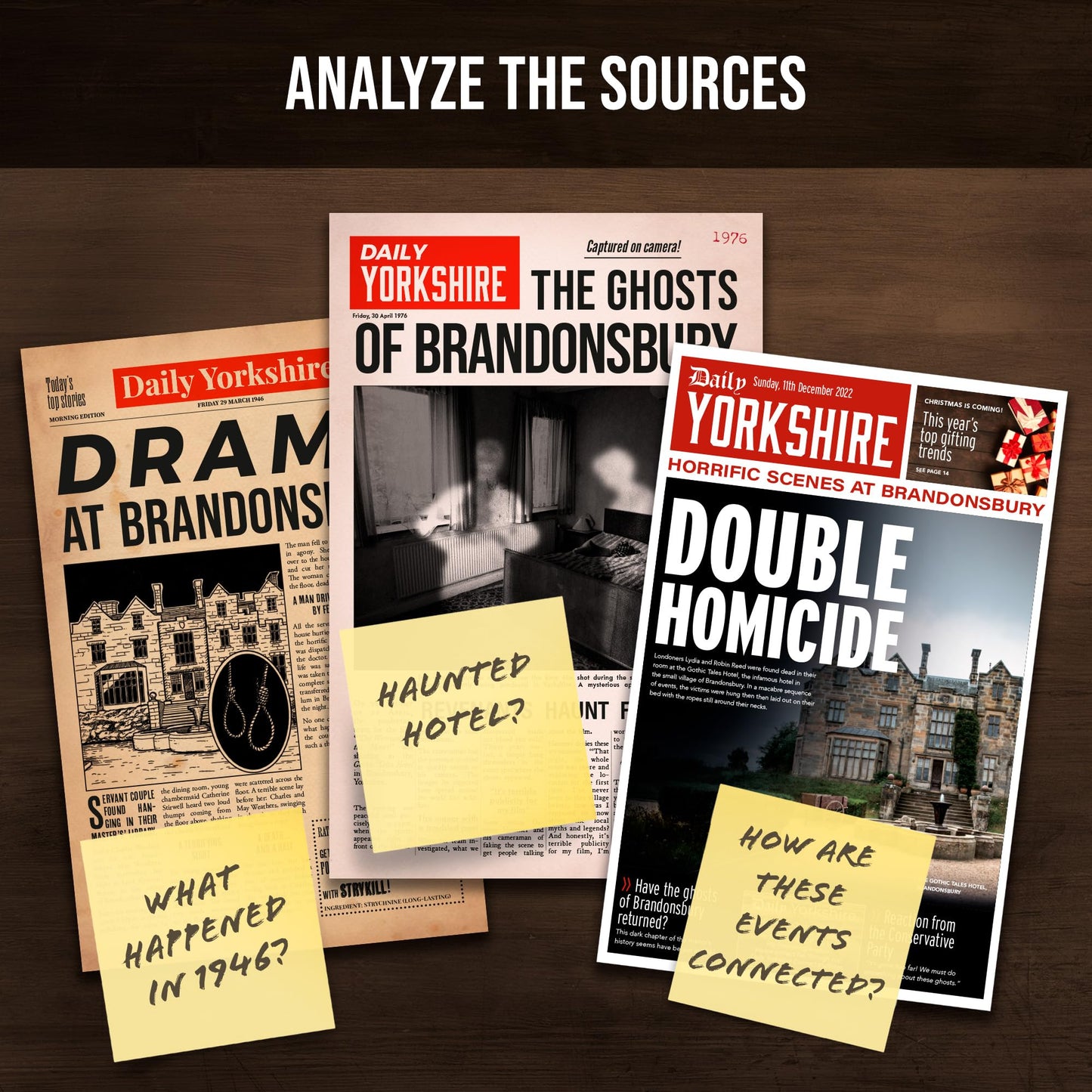 PROFILER: The Ghosts Of Brandonsbury – Murder Mystery Game for Adults | Platonia Games