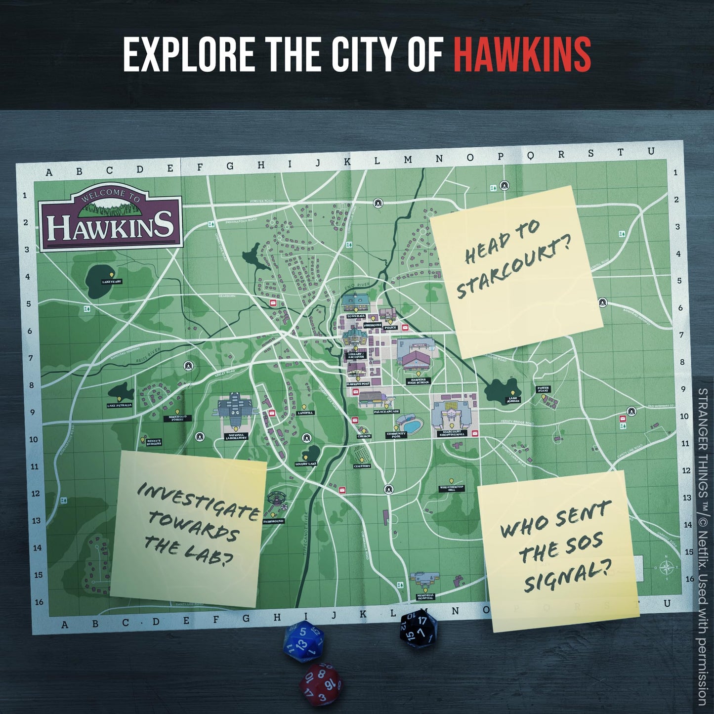 Platonia Games PROFILER Stranger Things: The Shadows of Hawkins — Cooperative Escape Game for 1-6 Players