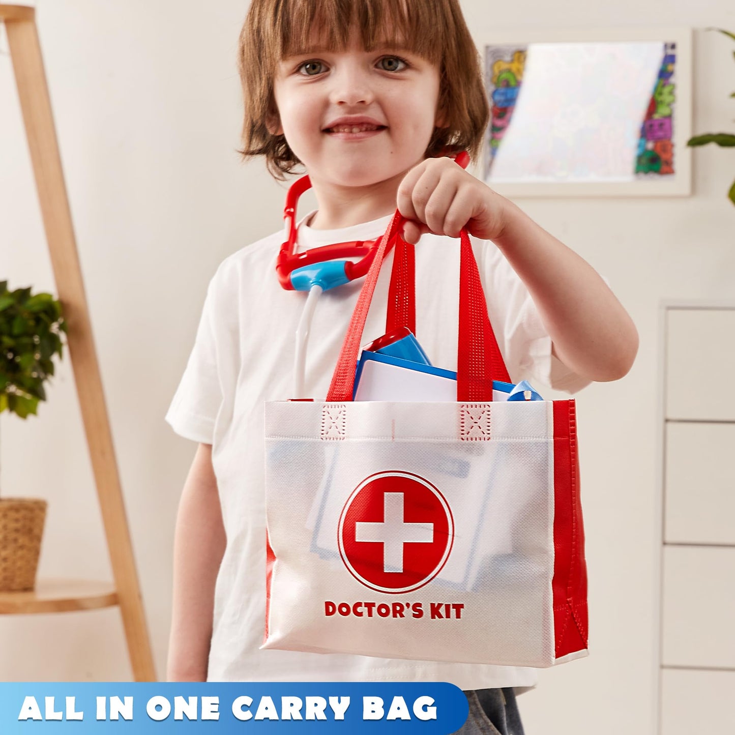 Play-Act Kids Doctor Kit – 16-Piece Doctor Role Play Set