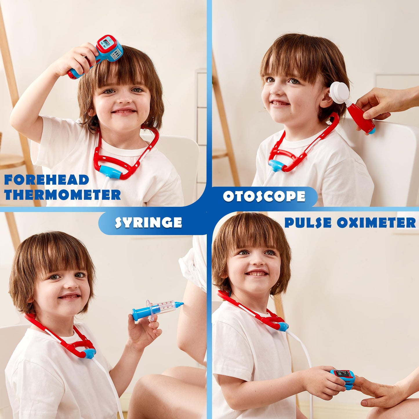 Play-Act Kids Doctor Kit – 16-Piece Doctor Role Play Set