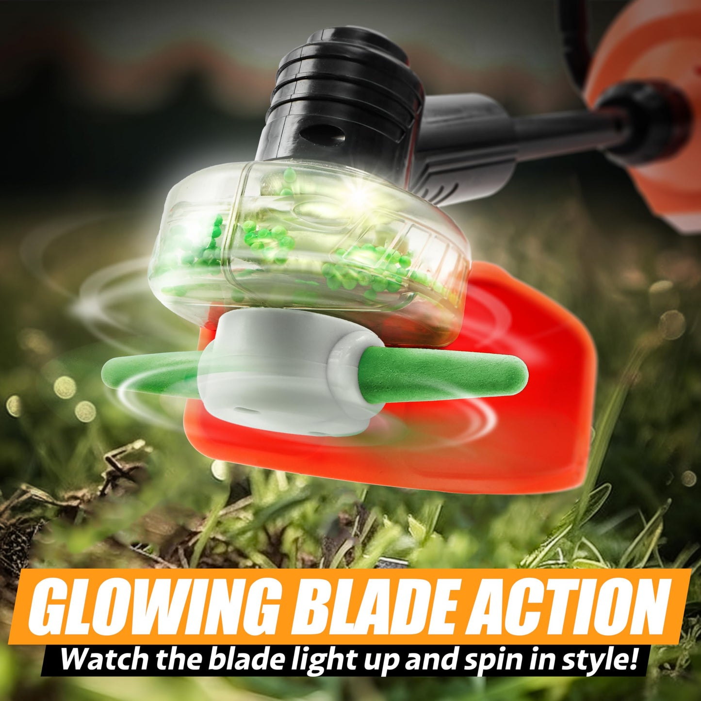 Play-Act Toddler Weed Trimmer - Modern Electronic Garden Toy for Ages 3-5