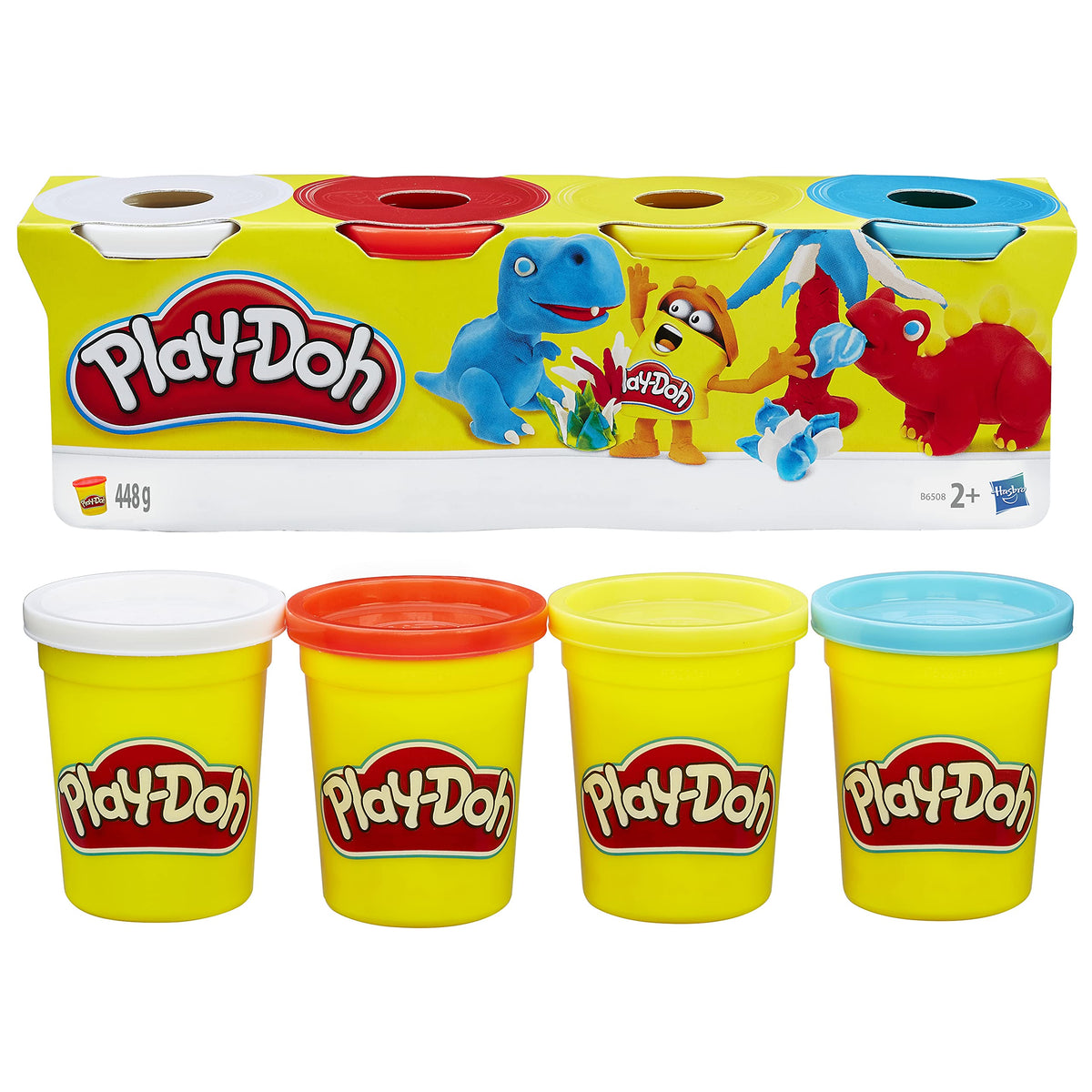 Play-Doh B6508 4 Pack Classic Colors, 16 oz, Small