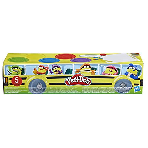 Play-Doh Assorted 5-Pack School Bus | Back-to-School Playset