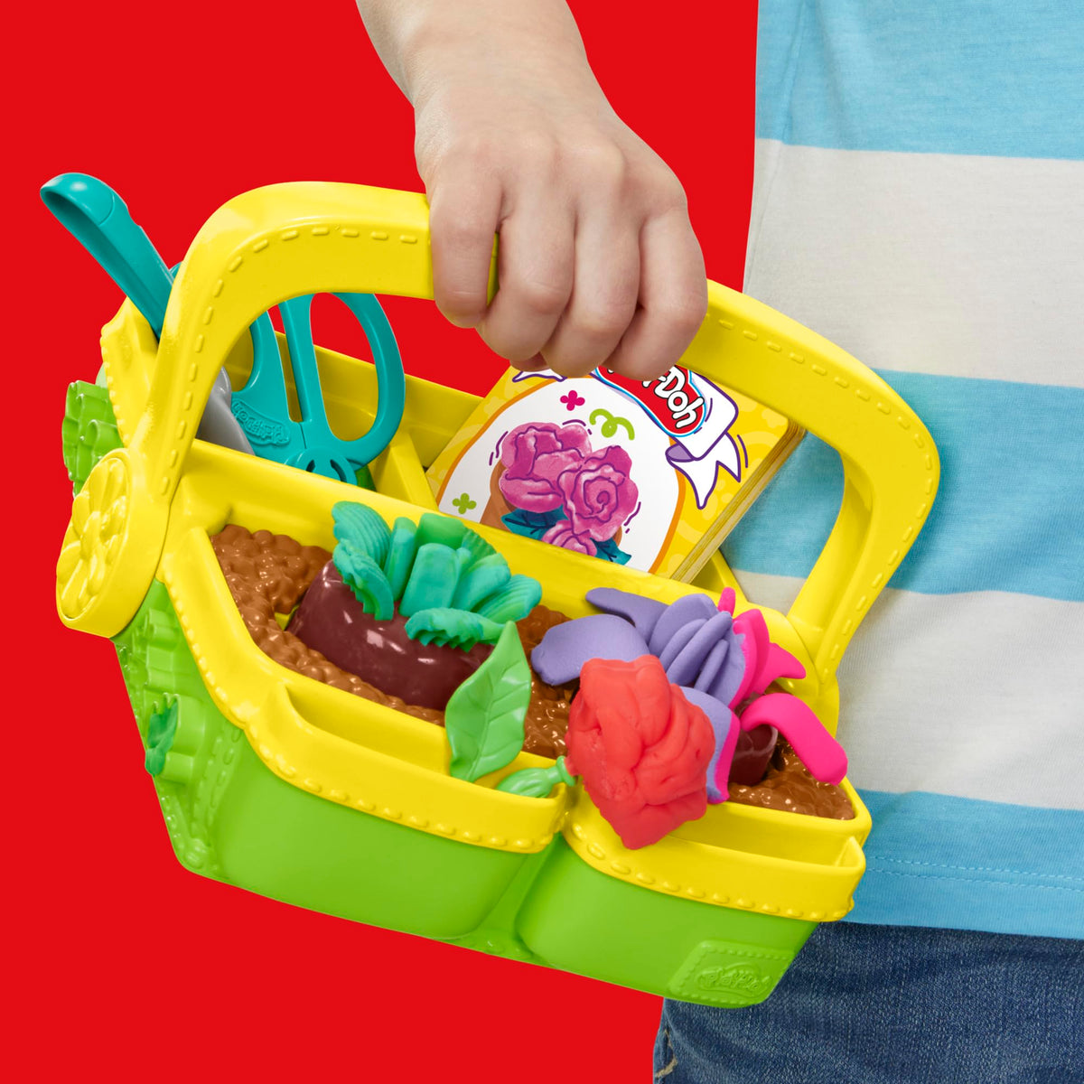 Play-Doh Blooming Flower Garden Toy Playset – Creative Kids Arts & Crafts (Ages 3+)