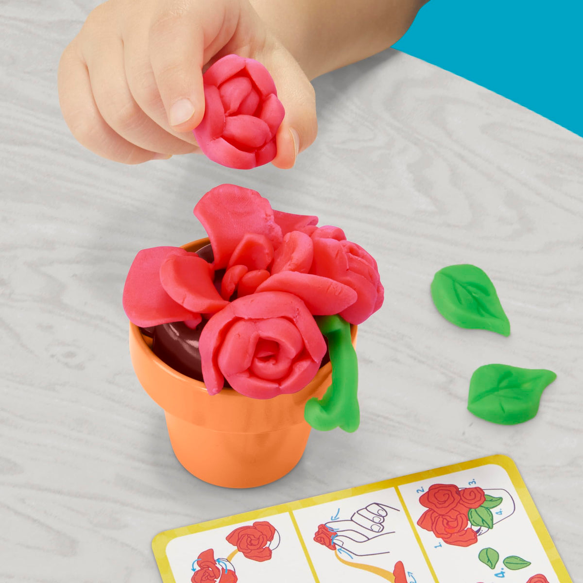 Play-Doh Blooming Flower Garden Toy Playset – Creative Kids Arts & Crafts (Ages 3+)
