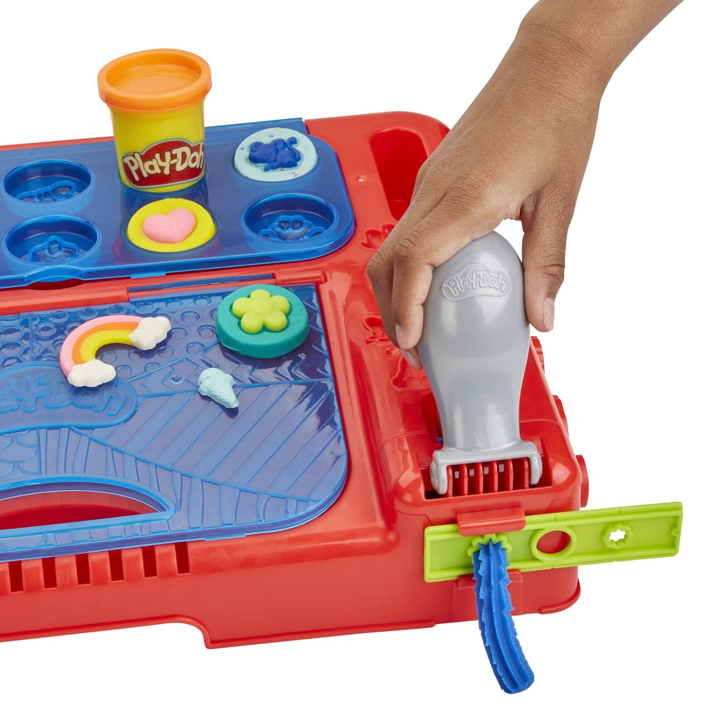 Play-Doh Grab 'n Go Activity Center — 30+ Tools, 10 Cans, Travel Case (Non-Toxic)