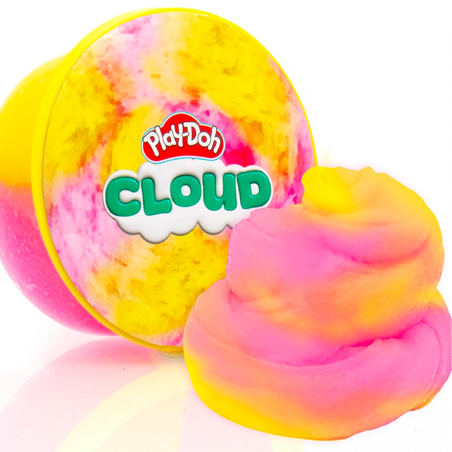 Play-Doh Butter Pink & Yellow Compound with Lemonade Scent — Single 5 oz Can