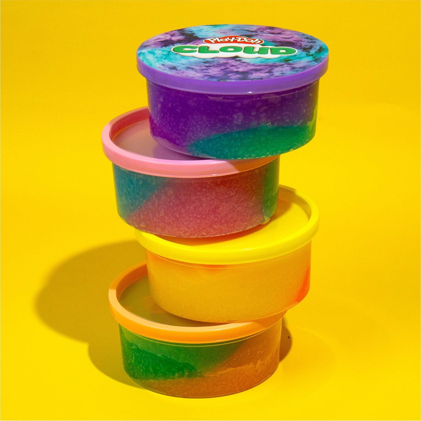 Play-Doh Butter Purple & Teal Cloud Compound – Blue Raspberry Scent, 5 oz