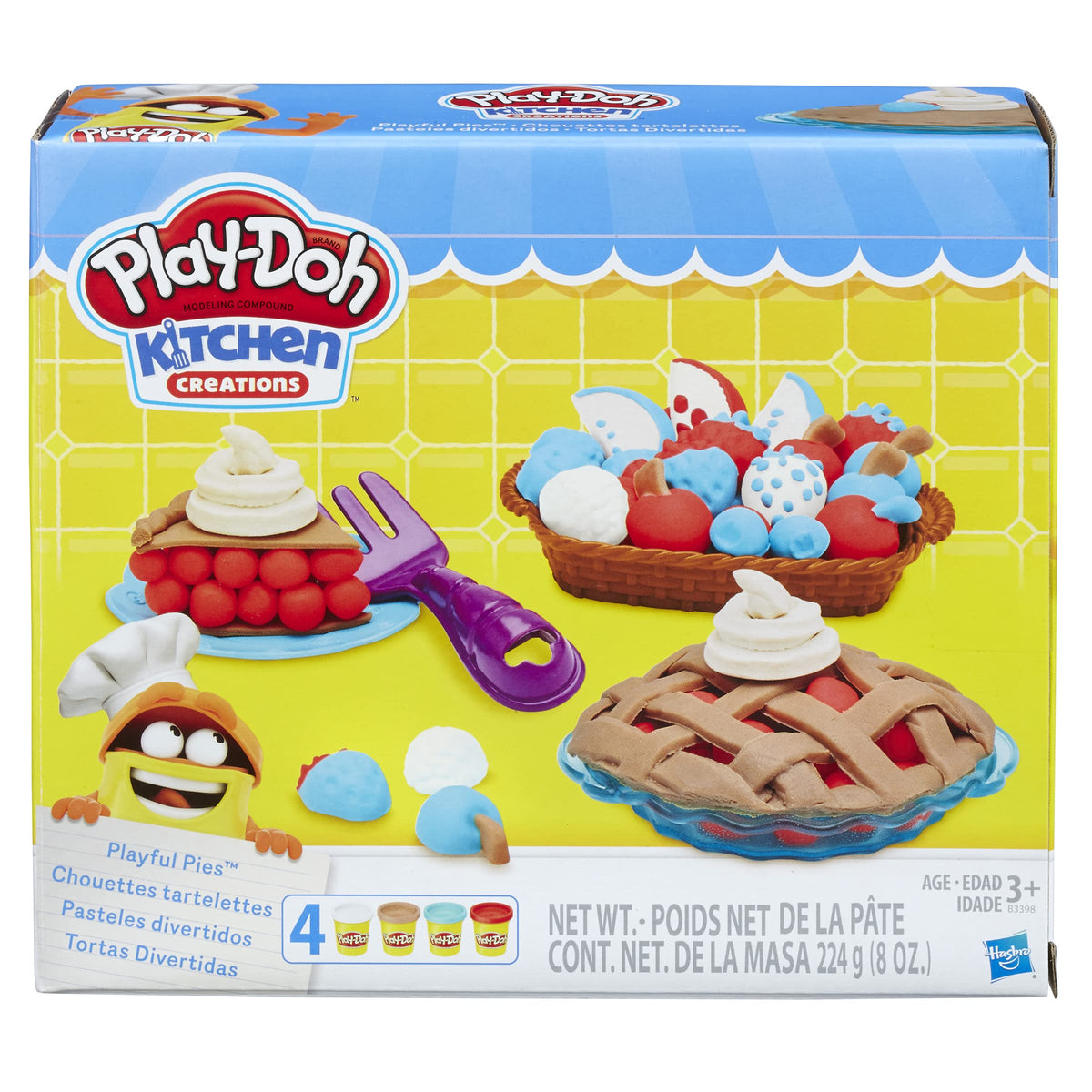 Play-Doh Dough Playful Pies Dough Play Set | Creative Pie Making Kit for Kids