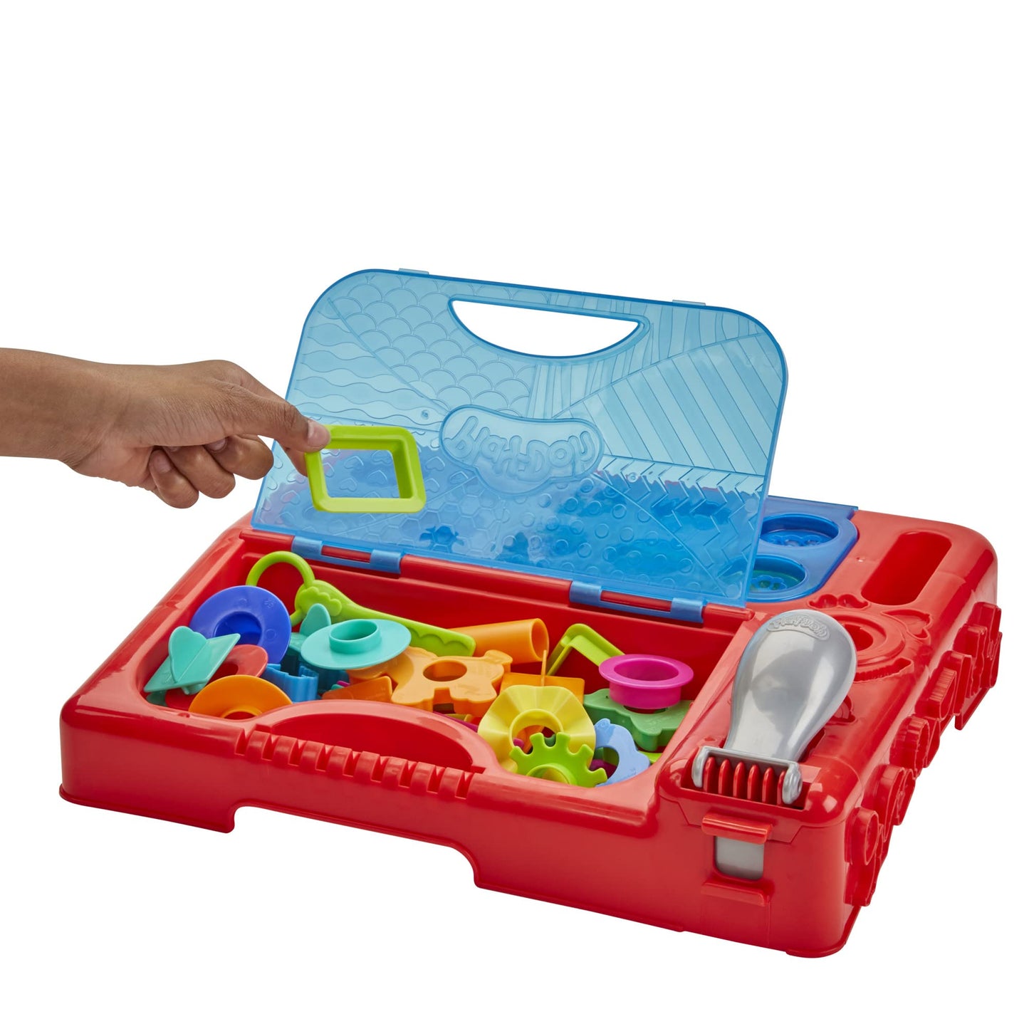 Play-Doh Grab 'n Go Activity Center — 30+ Tools, 10 Cans, Travel Case (Non-Toxic)