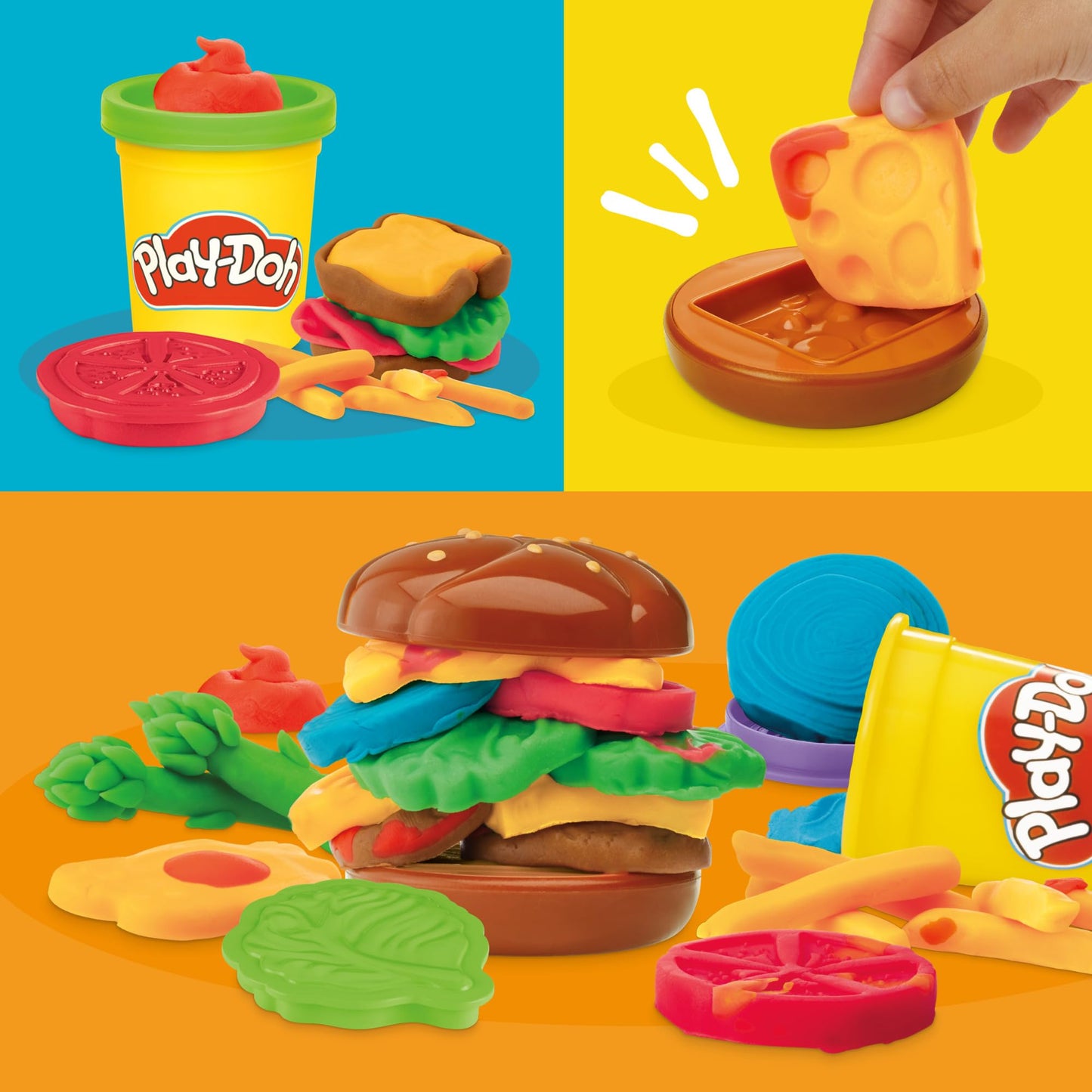 Play-Doh Grill Fun Playset | Imaginative Burger Making for Kids 3+