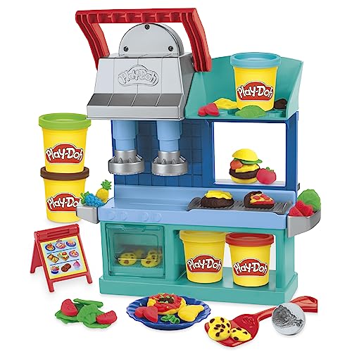Play-Doh Kitchen Creations Busy Chef's Restaurant Playset — 2-Sided Kids' Kitchen (Ages 3+)