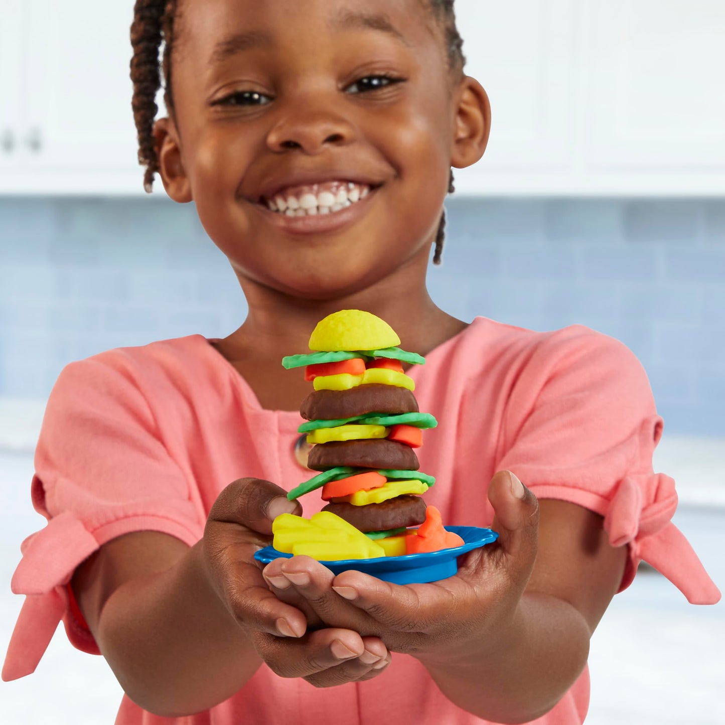 Play-Doh Kitchen Creations Busy Chef's Restaurant Playset — 2-Sided Kids' Kitchen (Ages 3+)
