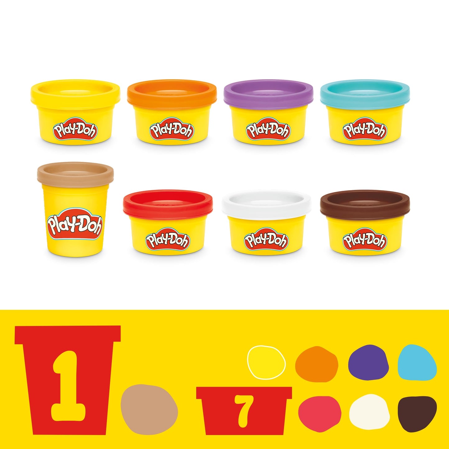 Play-Doh Kitchen Creations Flip 'n Pancakes Set – 14 Accessories & 8 Cans (Ages 3+)