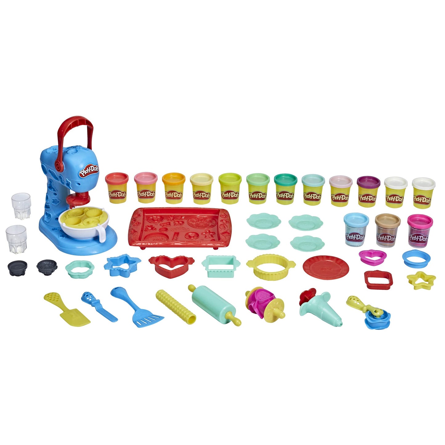 Play-Doh Kitchen Creations Ultimate Cookie Baking Playset with Toy Mixer — 25 Tools, 15 Cans | Amazon Exclusive