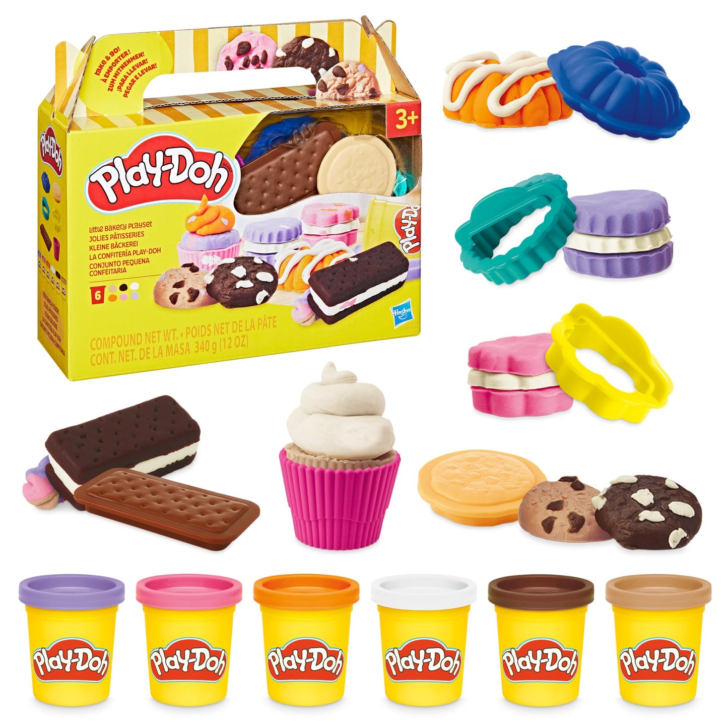 Play-Doh Little Bakery Playset - Pretend Kitchen Toy for Kids 3+ | Creative Play