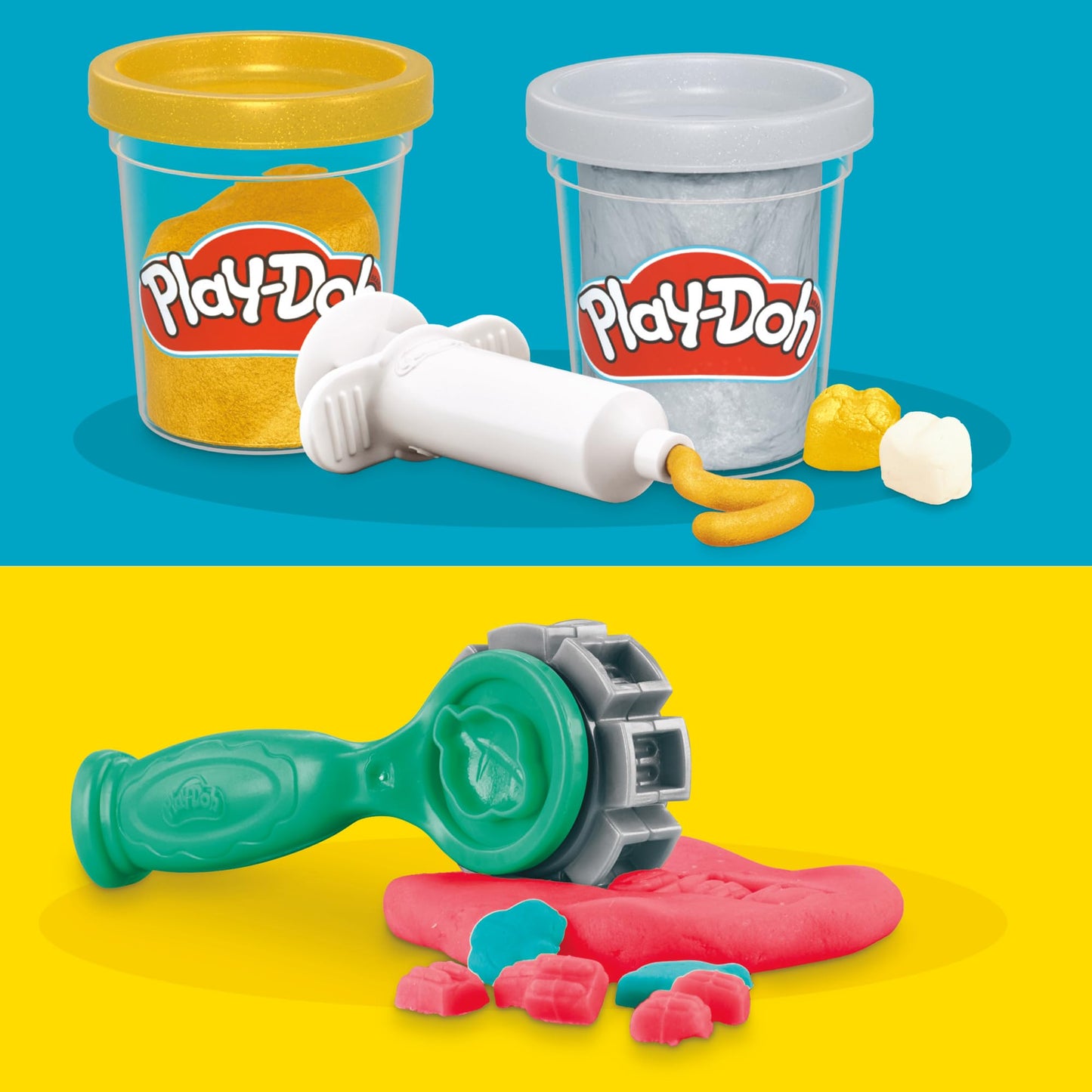 Play-Doh Drill 'n Fill Dentist Toy for Kids 3+ | 10 Tools, 8 Cans, Non-Toxic