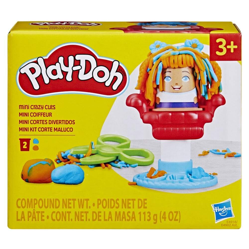 Play-Doh Mini Crazy Cuts Set – Creative Modeling Kit for Ages 3+