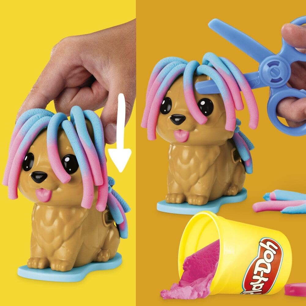 Play-Doh Mini Groom 'n Vet Set — Creative Pretend Vet Grooming for Kids