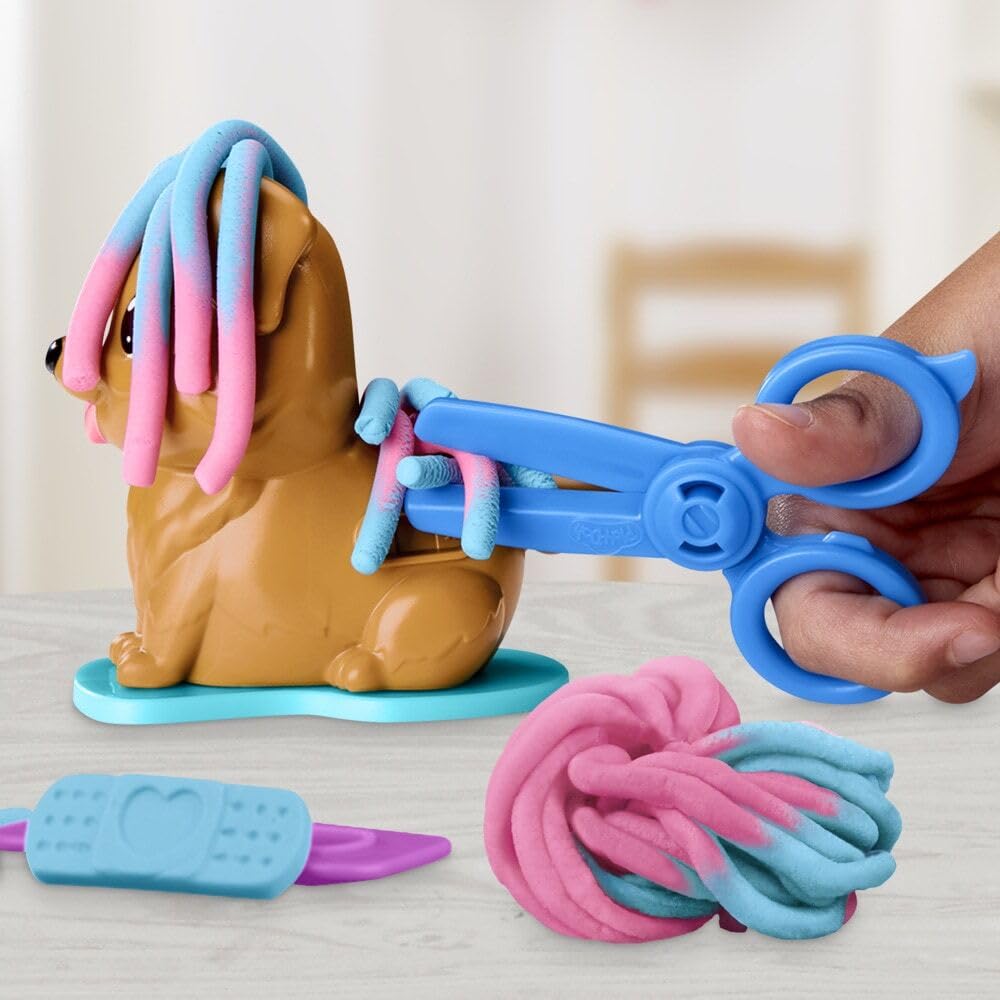 Play-Doh Mini Groom 'n Vet Set — Creative Pretend Vet Grooming for Kids
