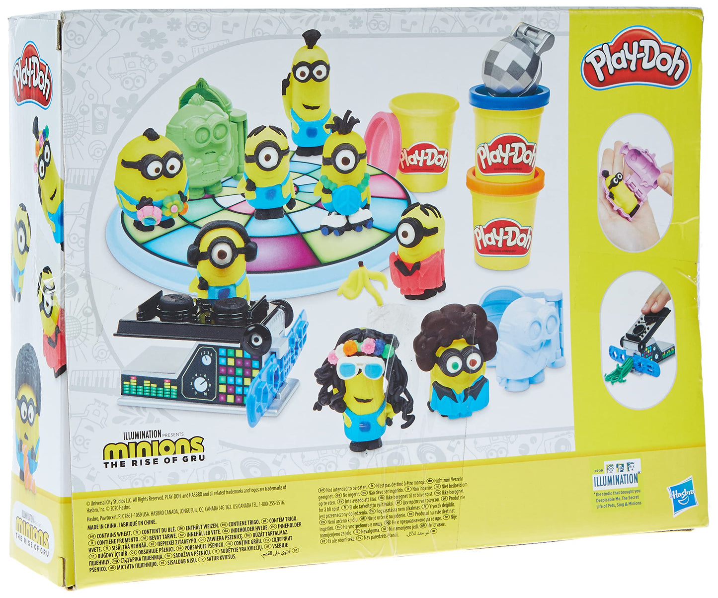 Play-Doh Minions Rise of Gru Disco Dance-Off Toy for Kids 3+ – 14 Non-Toxic Cans