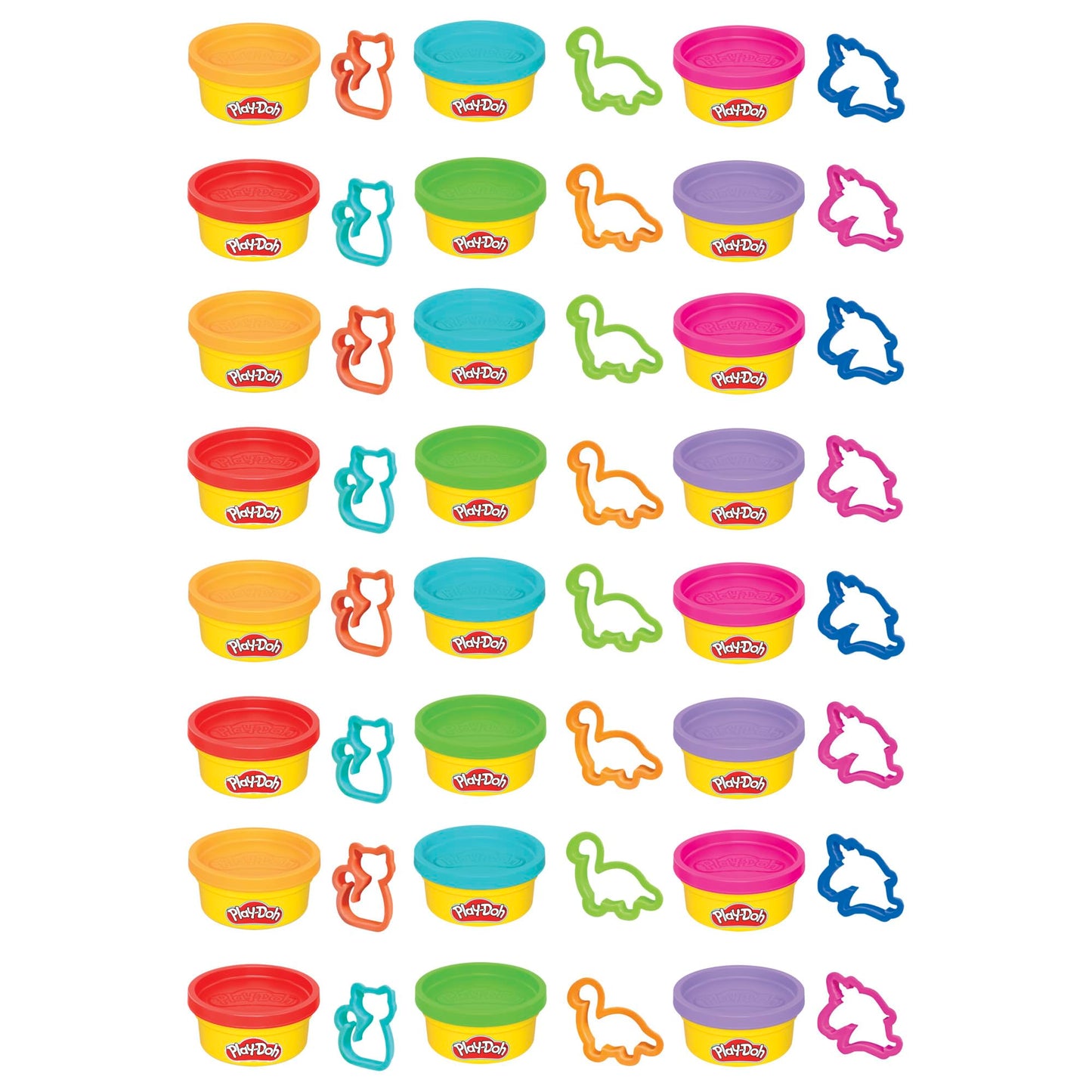 Play-Doh Party Favor Pack – 24-Count Modeling Compound with Cutters | Classroom & Party Favors