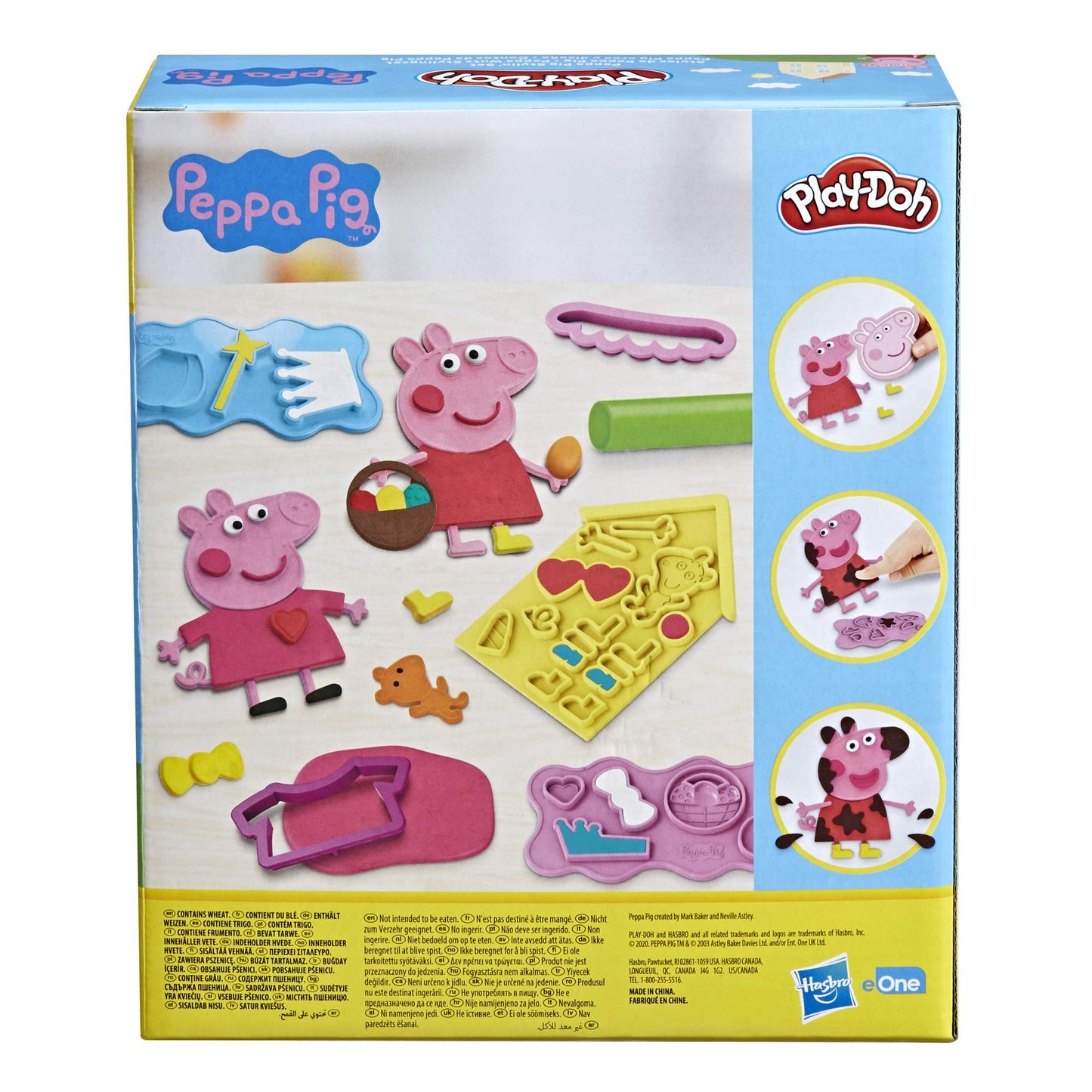 Play-Doh Peppa Pig Stylin Set - 9 Non-Toxic Cans & 11 Accessories for Kids 3+