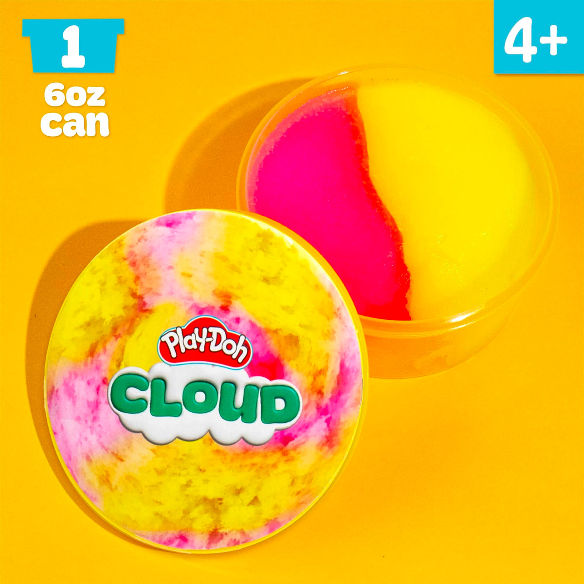 Play-Doh Butter Pink & Yellow Compound with Lemonade Scent — Single 5 oz Can
