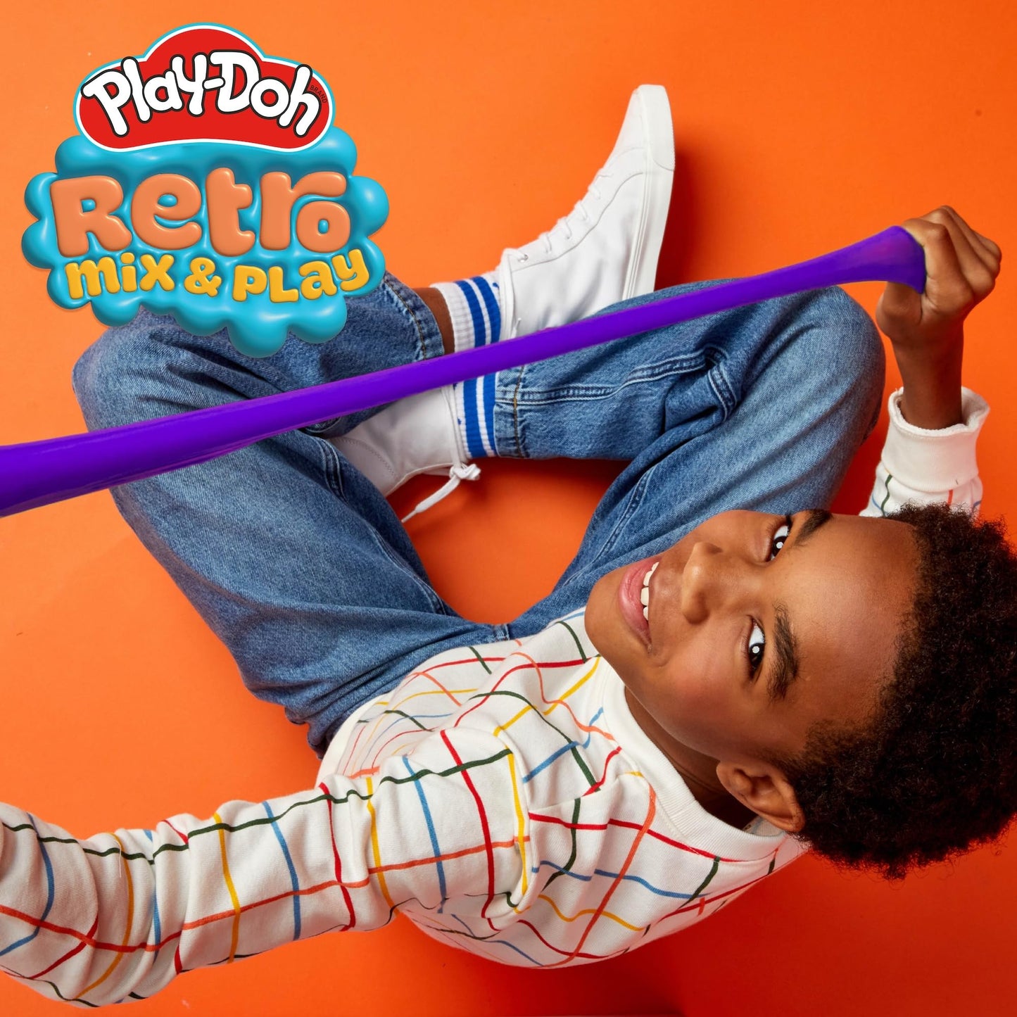 Play-Doh Retro Mix & Play Scented Compounds Kit – Cloud, Butter, Foam, Super Stretch | Sensory Dough & Gifts
