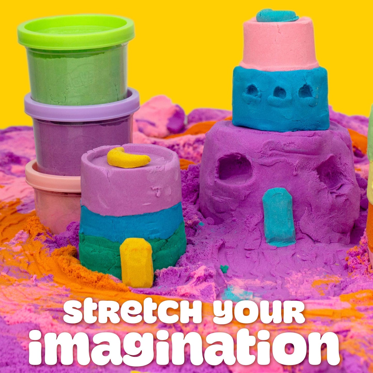 Play-Doh Sand 6-Pack - Scented, Resealable Cans | Sensory Play for Kids 4+