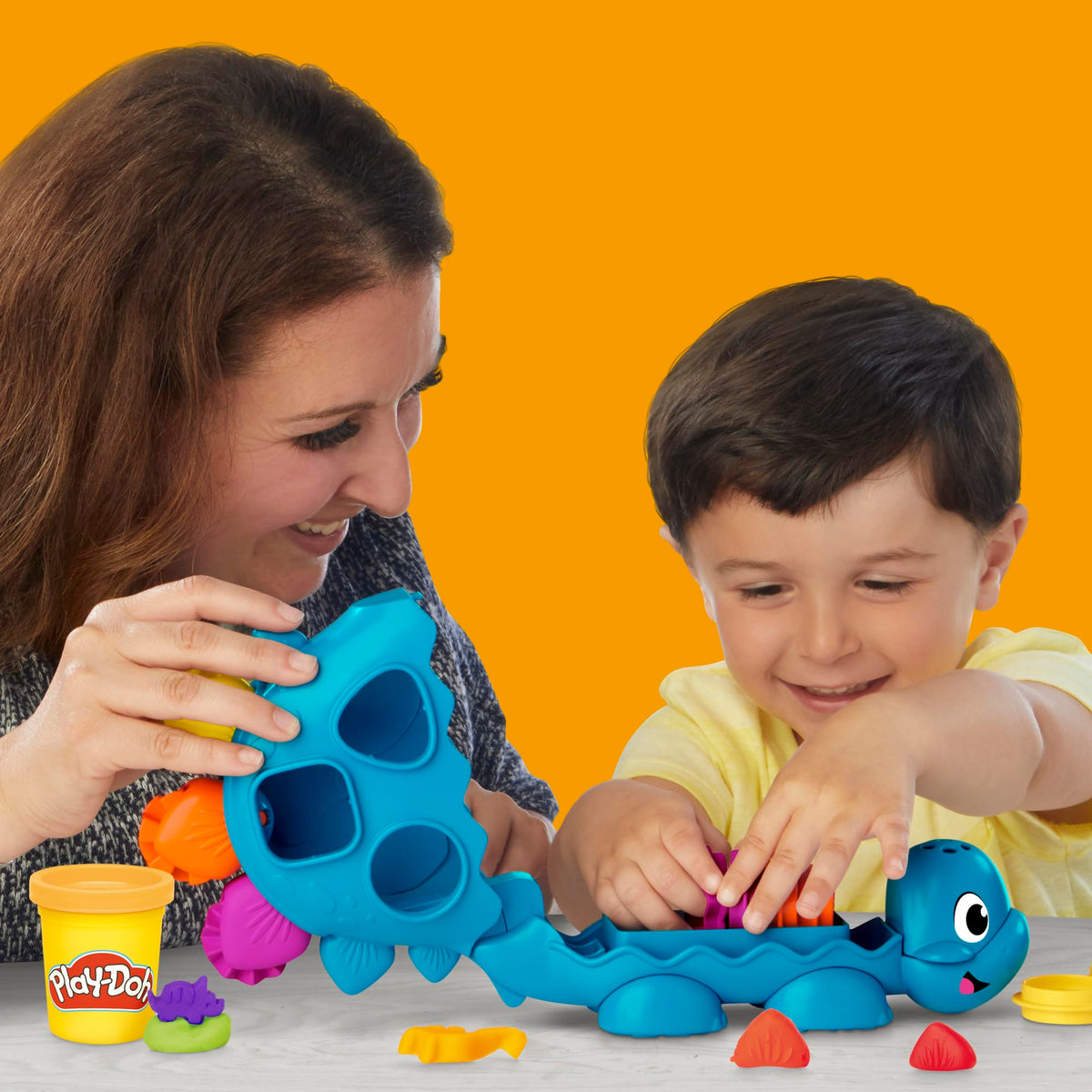 Play-Doh Shapes & Colors Dino Starter Set – Sensory Play for Kids 2+