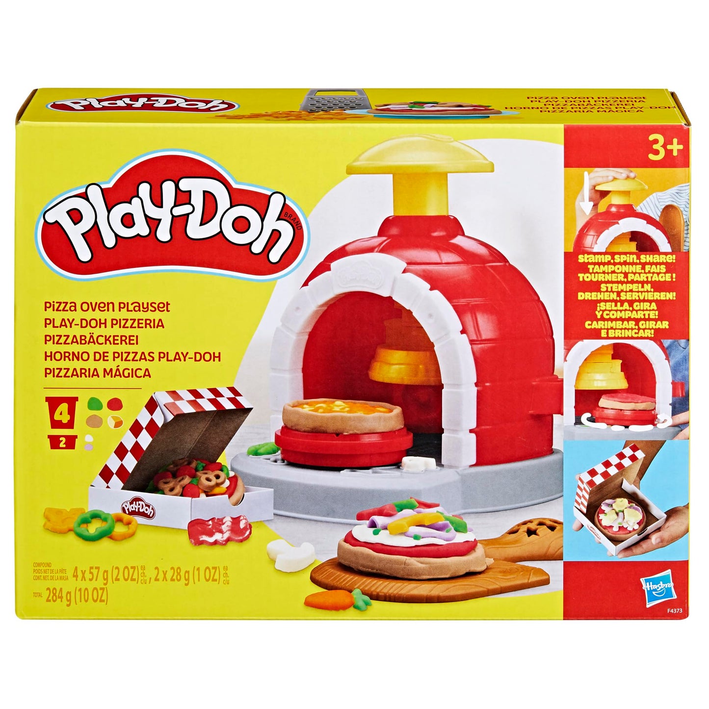 Play-Doh Kitchen Creations Pizza Oven Playset | 6 Cans, 8 Accessories, Ages 3+