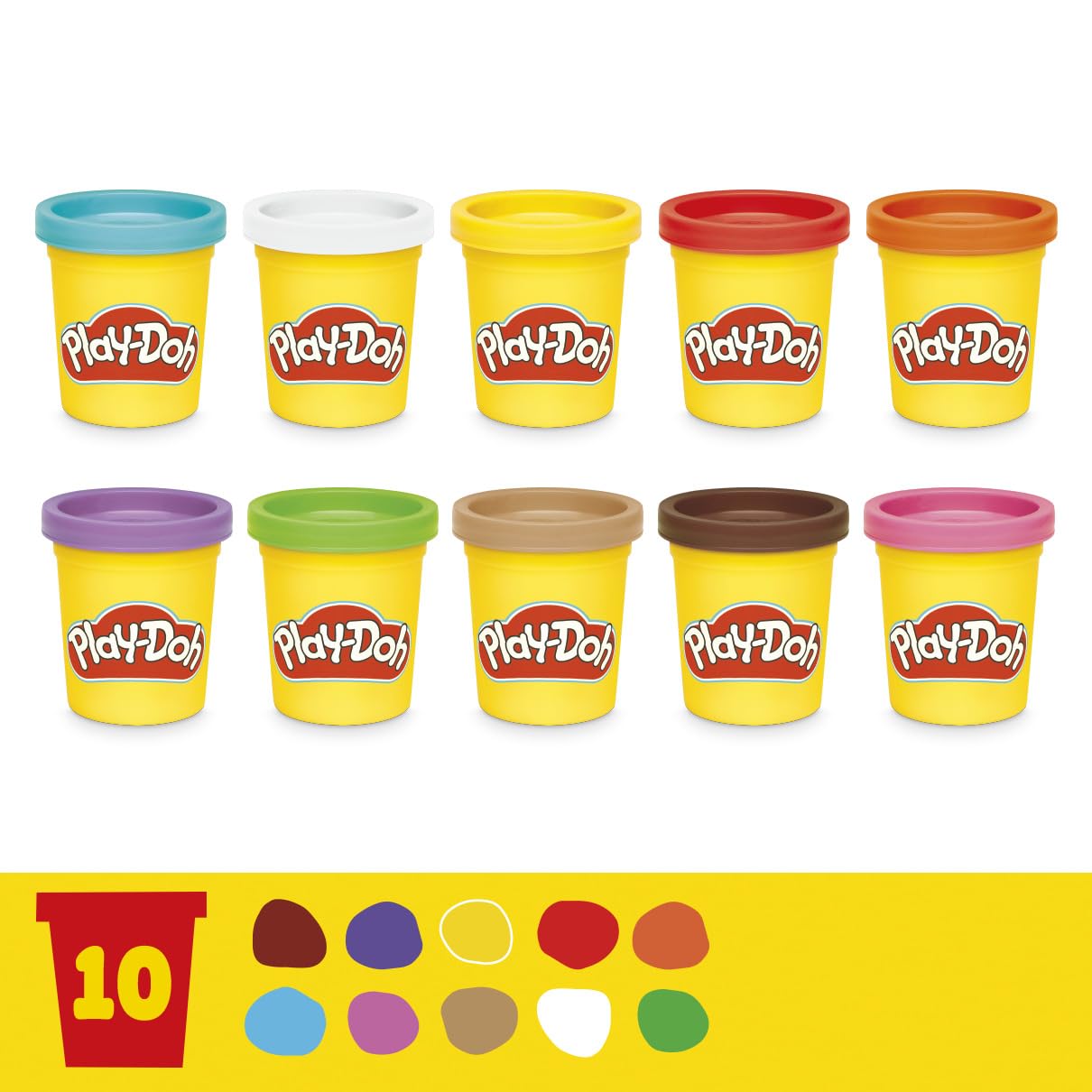 Play-Doh Sizzlin' Grill Playset with Lights & Sounds | 17 Accessories, 10 Cans | Ages 3+
