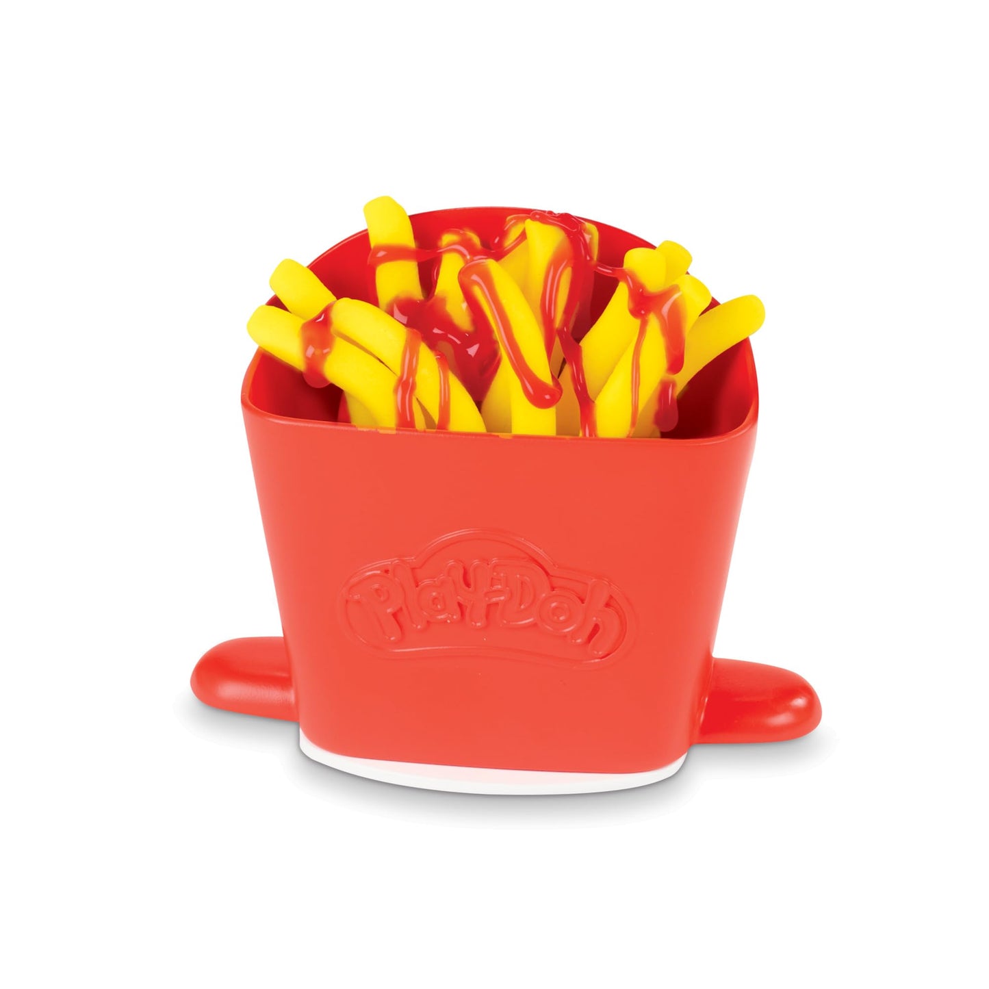 Play-Doh Spiral Fries Playset – Colorful Twisty Fries with 5 Colors