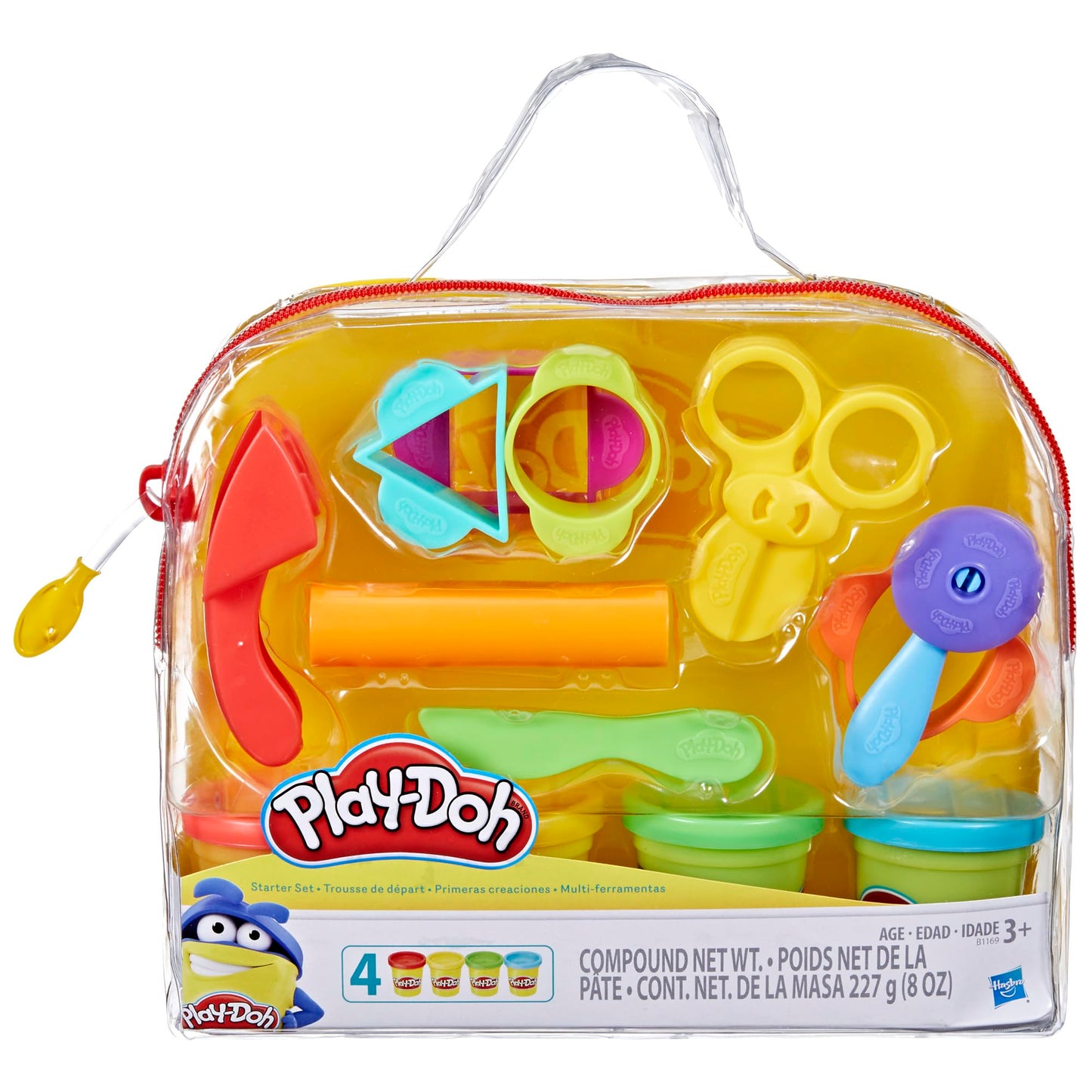 Play-Doh Starter Set: 9-Piece Kit with Storage Tote | Creative Arts & Crafts for Kids 3+