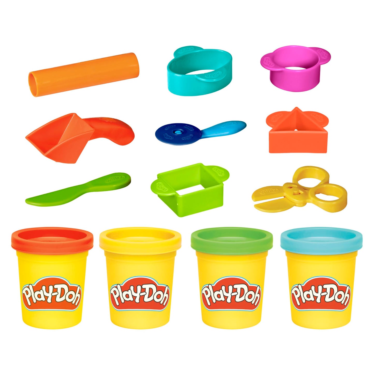 Play-Doh Starter Set: 9-Piece Kit with Storage Tote | Creative Arts & Crafts for Kids 3+