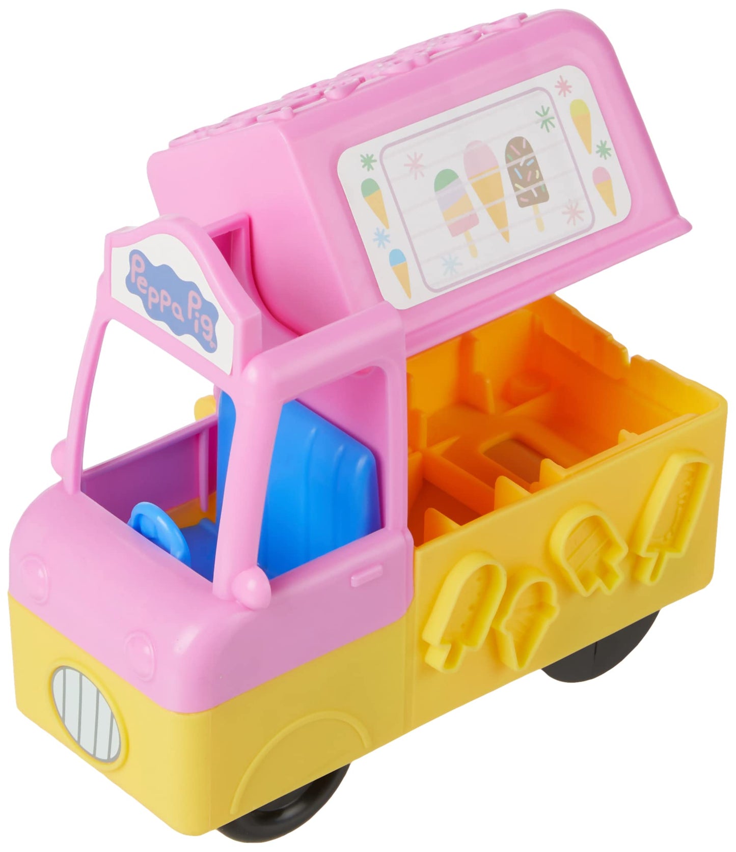 Play-Doh Peppa’s Ice Cream Playset: Truck & Figures, 5 Colors