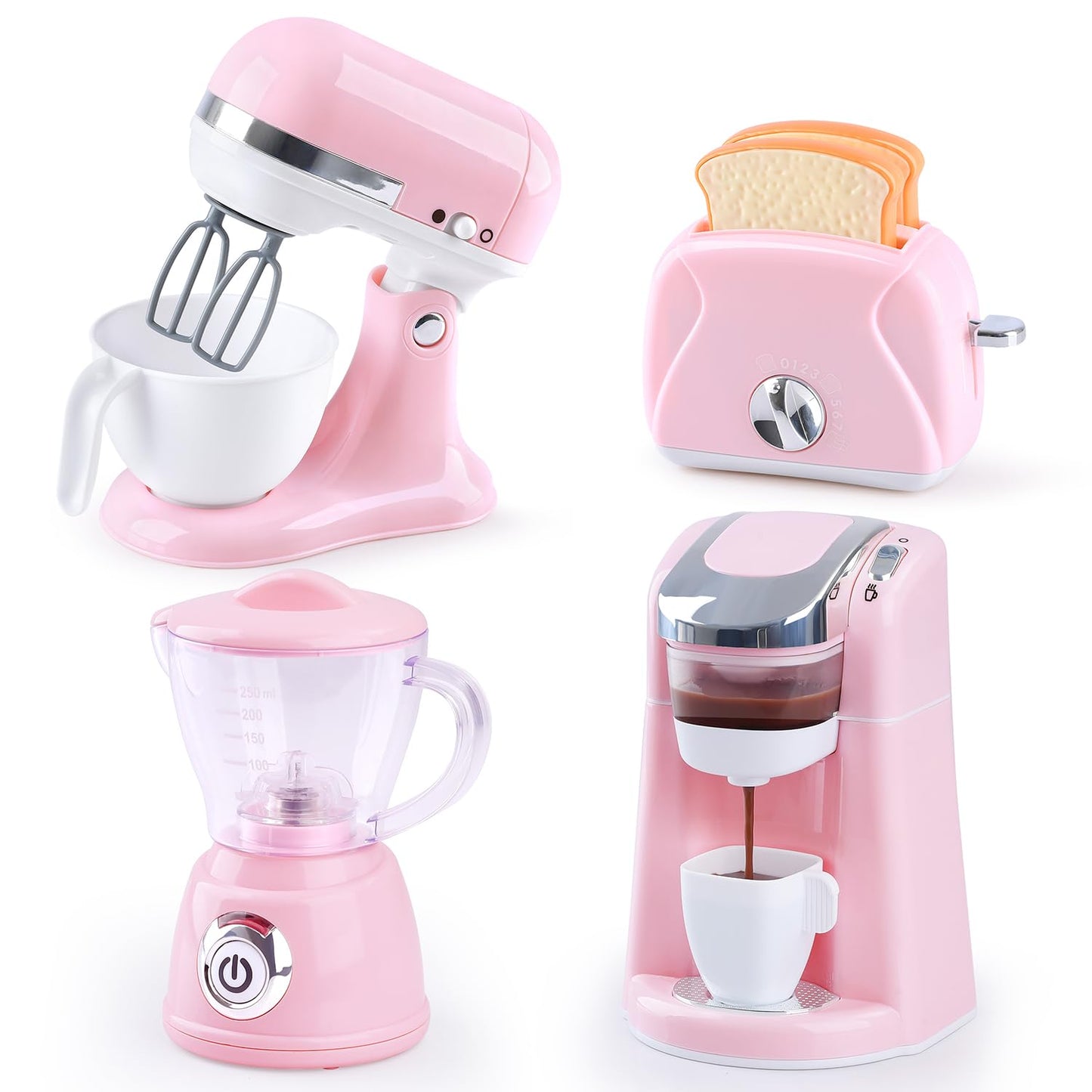 PLAY Kids Toy Kitchen Set – Realistic Pretend Play Appliances for Ages 3-8
