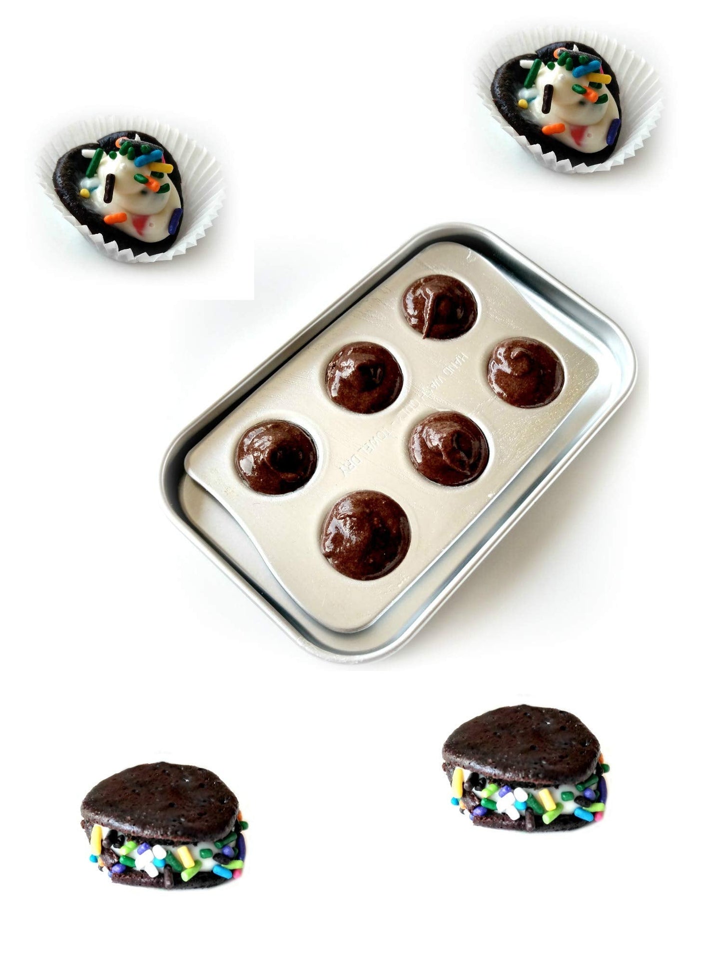 Play Oven Mixes Mega Refills – 12 Item Kids' Play Oven Baking Set (Cupcakes, Cookies, Frosting & Sprinkles)