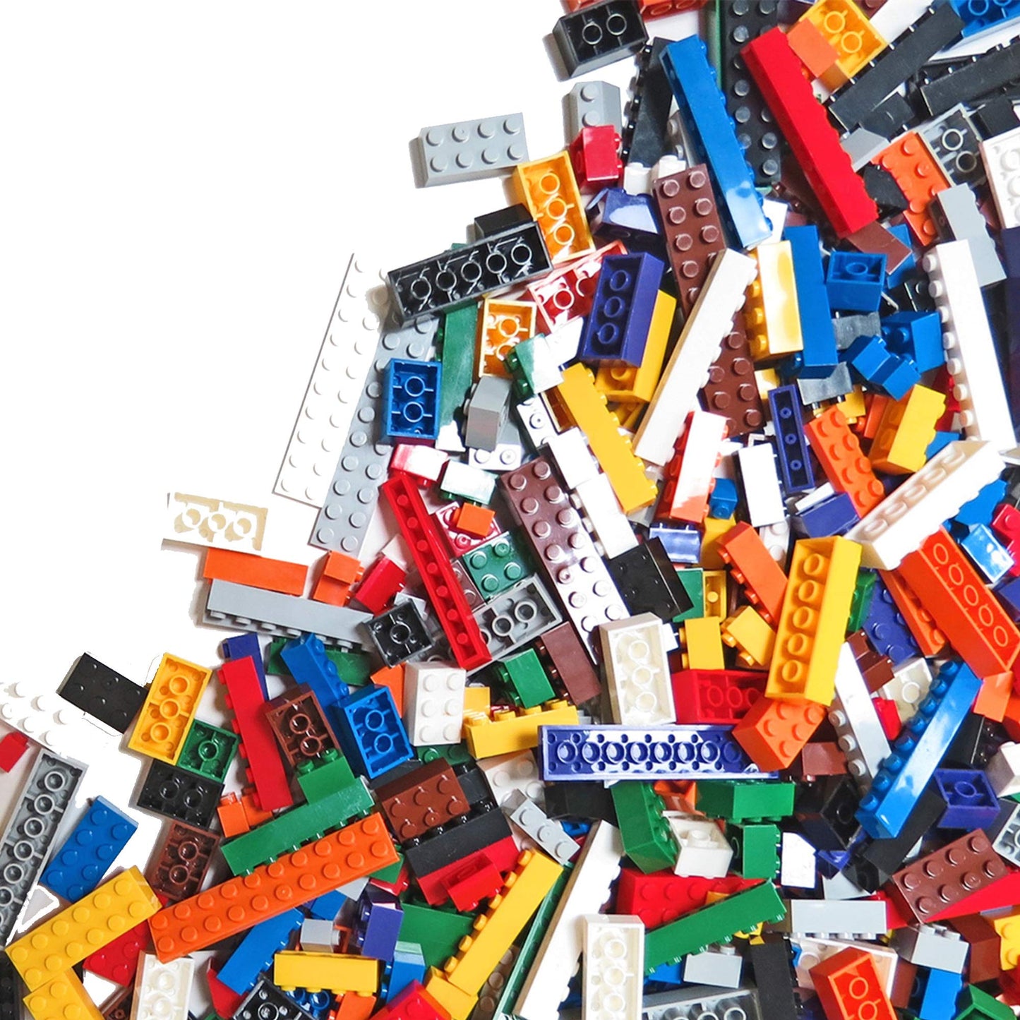 Play Platoon 6Lb Bulk Bricks – 10 Classic Colors, LEGO Compatible