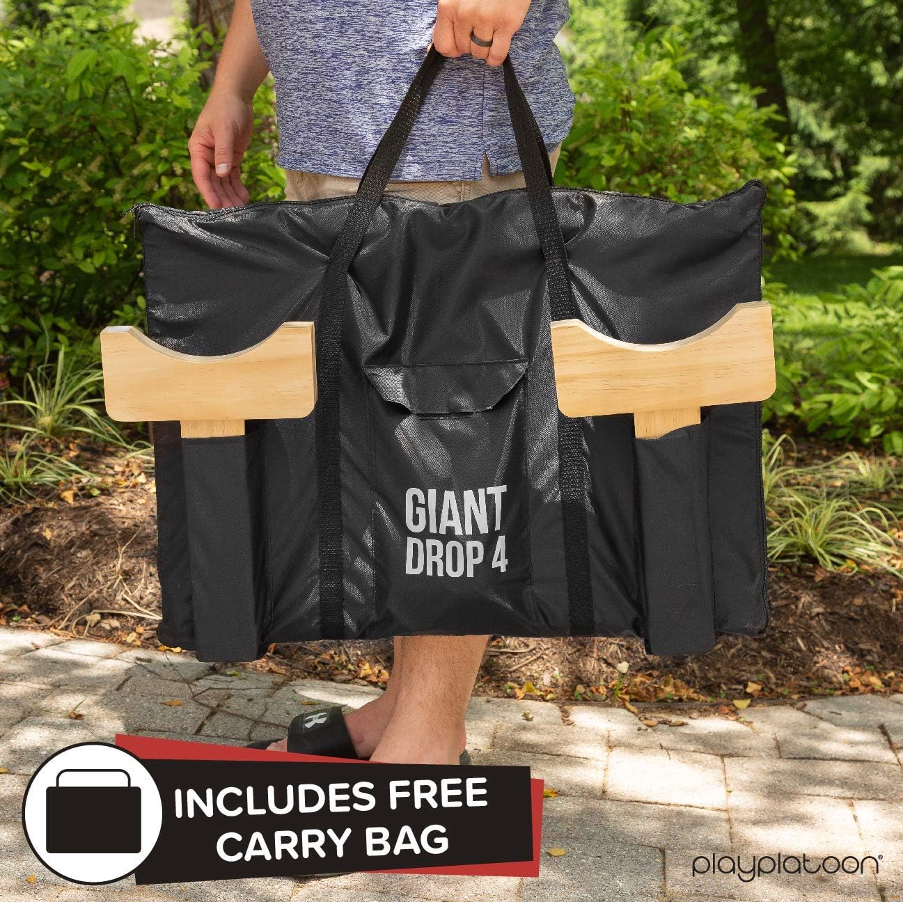 Play Platoon Giant Connect Game Outdoor - Extra Large 28x24 with Case and Rules