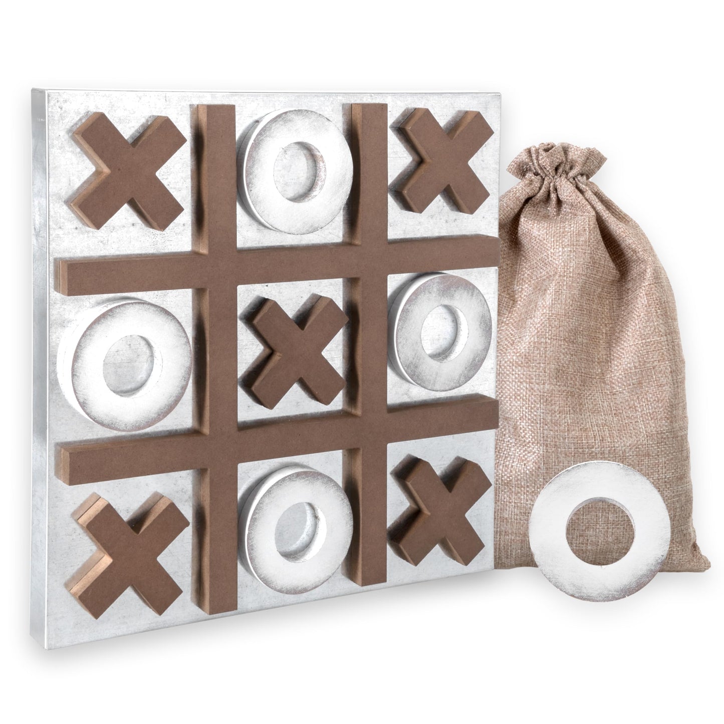 Play Platoon Magnetic Tic Tac Toe Game – Large 13.5-Inch Wall-Mount Board